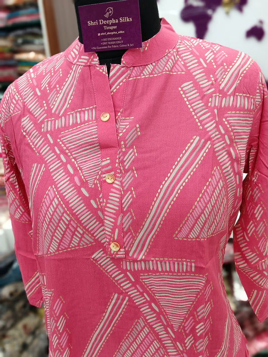 Budget Collar Kurti - JVCK07