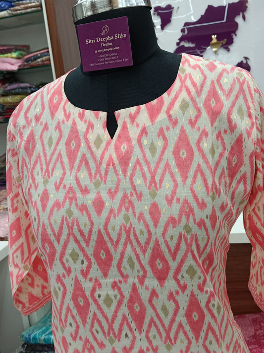 Office Wear Spun Cotton 2 Pcs Salwar Set