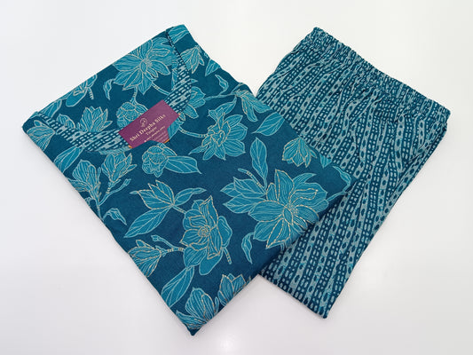 Office Wear Spun Cotton 2 Pcs Salwar Set