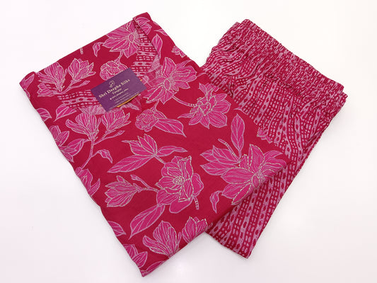 Office Wear Spun Cotton 2 Pcs Salwar Set