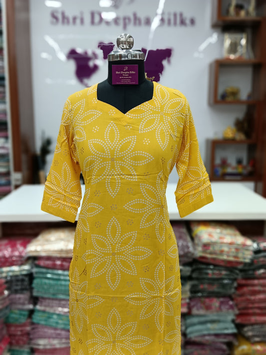Office Wear Spun Cotton 2 Pcs Salwar Set