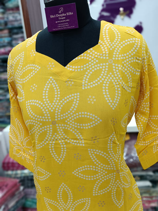 Office Wear Spun Cotton 2 Pcs Salwar Set