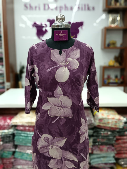 Office Wear Spun Cotton 2 Pcs Salwar Set