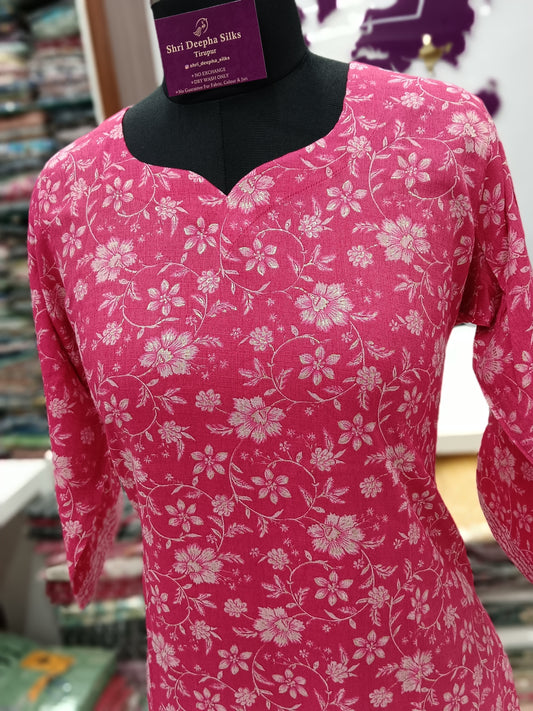 Office Wear Spun Cotton 2 Pcs Salwar Set