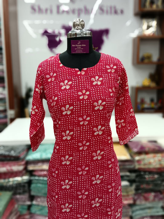 Office Wear Spun Cotton 2 Pcs Salwar Set