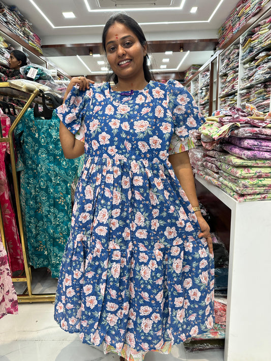 Hakoba Printed Midi - HPM04
