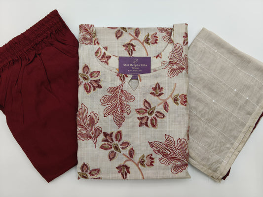 Office Wear Vatican Silk 3 Pcs Salwar Set