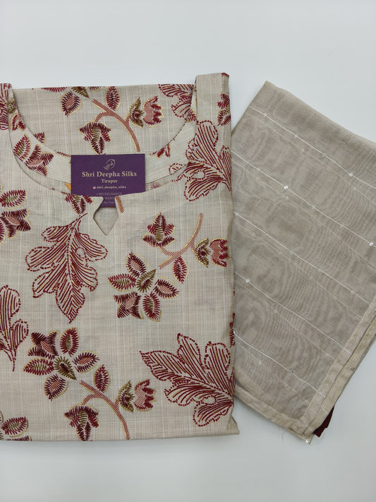 Office Wear Vatican Silk 3 Pcs Salwar Set