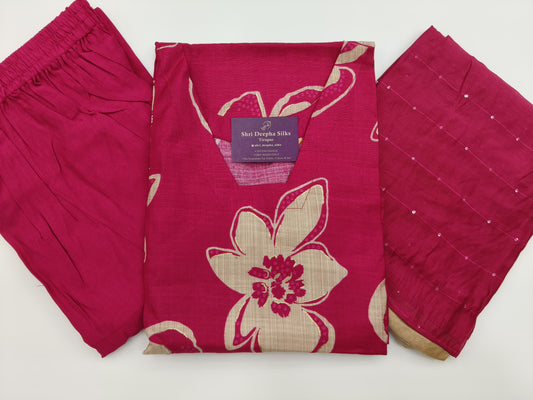 Office Wear Vatican Silk 3 Pcs Salwar Set