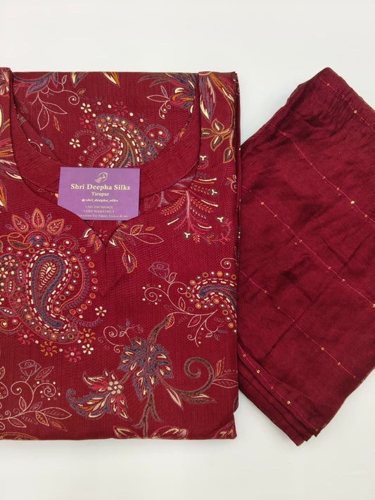 Office Wear Vatican Silk 3 Pcs Salwar Set