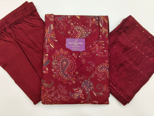 Office Wear Vatican Silk 3 Pcs Salwar Set