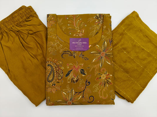 Office Wear Vatican Silk 3 Pcs Salwar Set