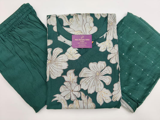 Office Wear Vatican Silk 3 Pcs Salwar Set