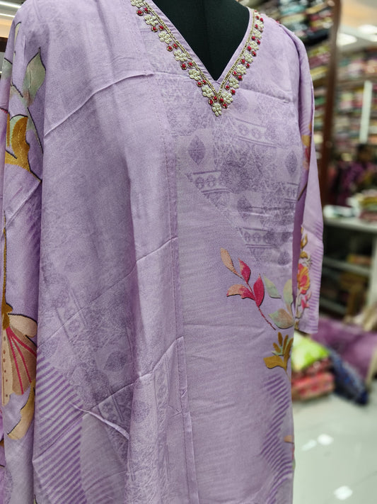 Premium Party Wear V Neck Embroidery 3 Pcs Salwar Set