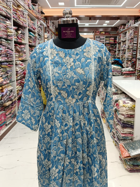 Linen Cotton Feeding Midi - FDM39