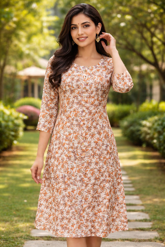 Vatican Silk Aline Kurti - ALKT03