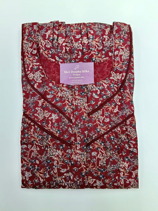 Premium Spun Cotton Nighty - PQNT31