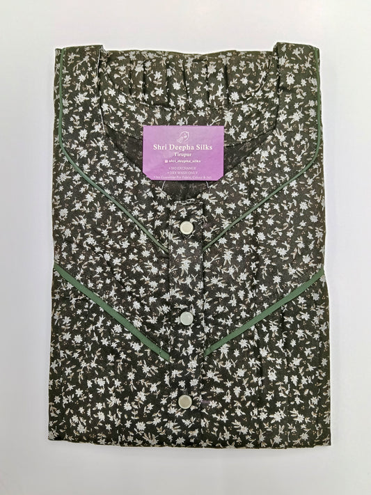 Premium Spun Cotton Nighty - PQNT34