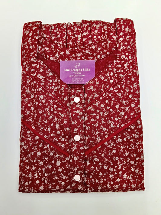 Premium Spun Cotton Nighty - PQNT36