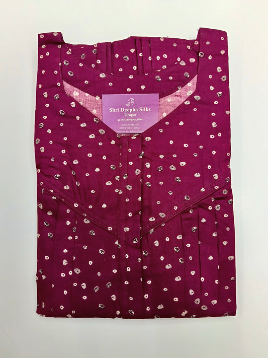 Premium Spun Cotton Nighty - PQNT45