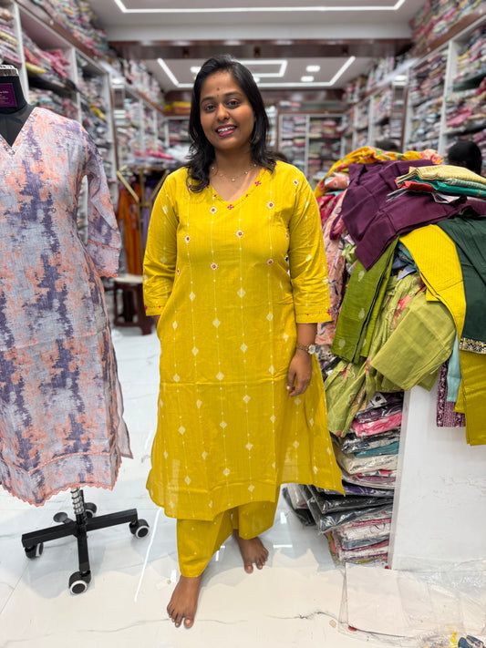 Premium Khadi Cotton Co Ord Set - KCOS01