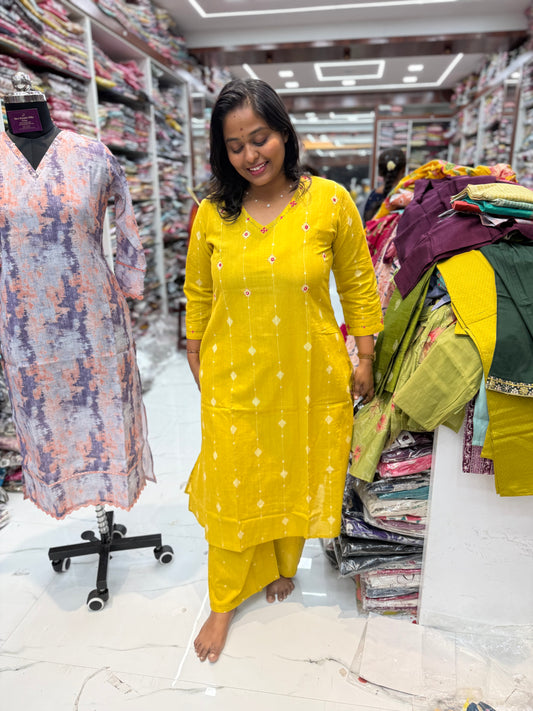 Premium Khadi Cotton Co Ord Set - KCOS01