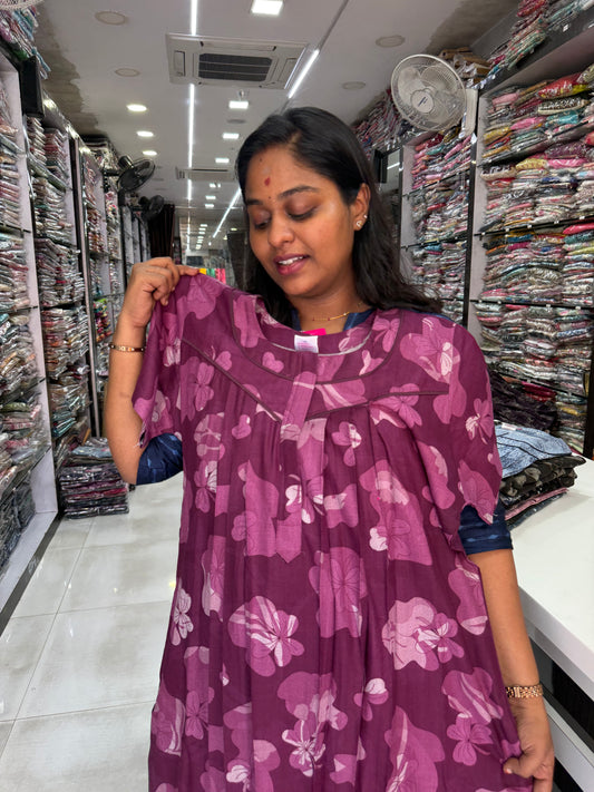 Premium Spun Cotton Nighty