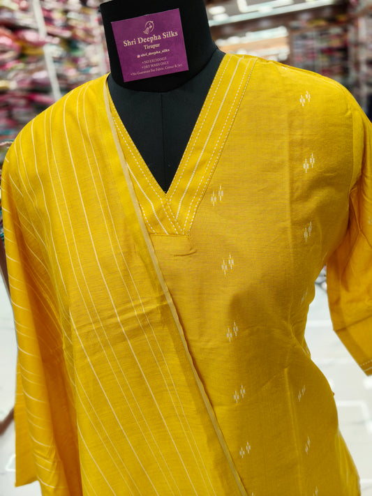 Premium Party Wear Tussar Silk 3 Pcs Salwar Set