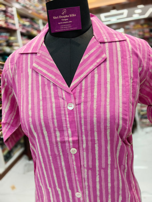 Jaipur Cotton Aline Collar Kurti - JP05