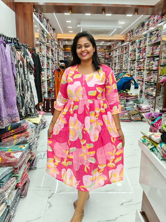 Candy Pink Fluffy Midi - FM05