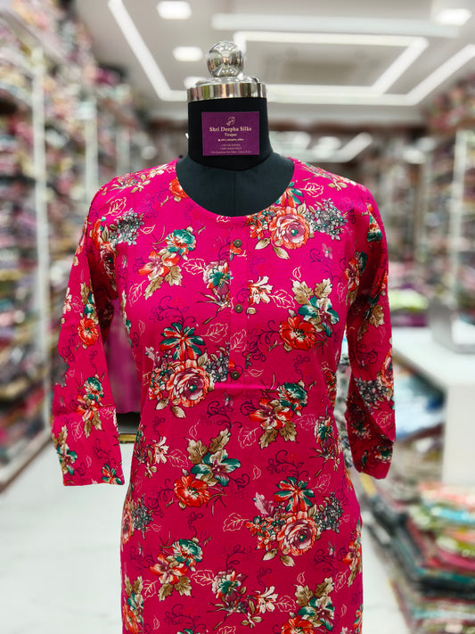 Spun Cotton Budget Kurti - NBK04