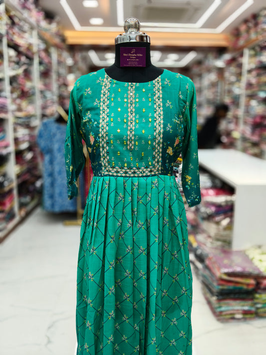 Spun Cotton Floral Fluffy Midi - FM20