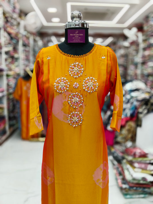 Premium Silk Kurti - PSK07