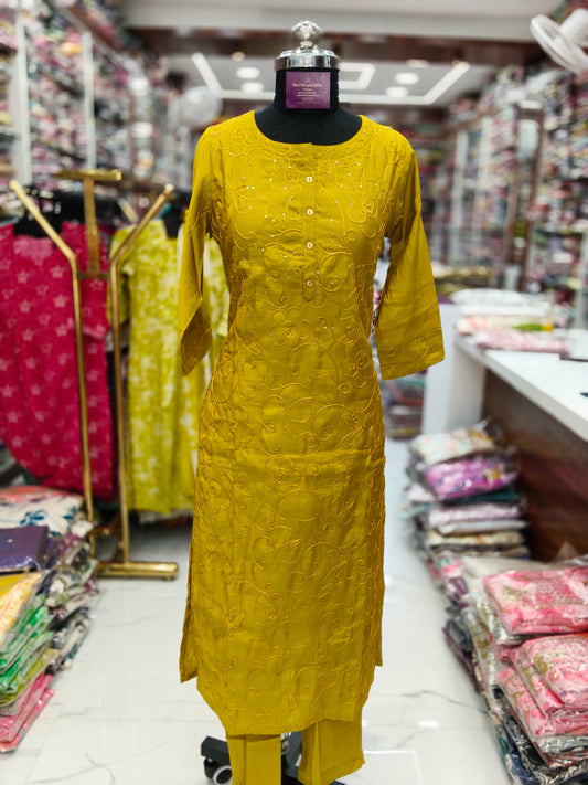 Premium Party Wear 3 Pcs Salwar Set - PSS