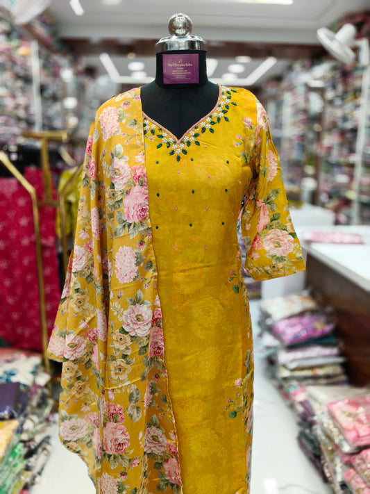 Premium Party Wear 3 Pcs Salwar Set - PSS