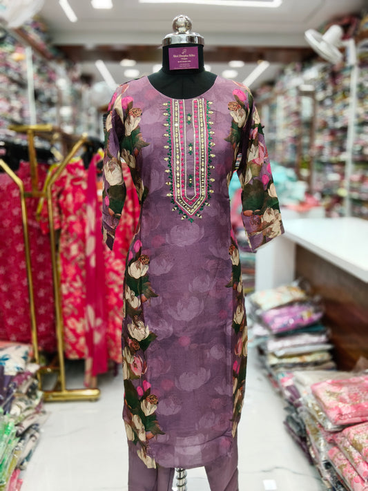 Premium Party Wear 3 Pcs Salwar Set - PSS