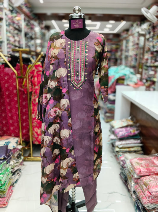 Premium Party Wear 3 Pcs Salwar Set - PSS