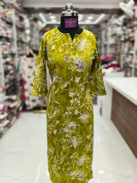 Spun Cotton Budget Kurti - NBK