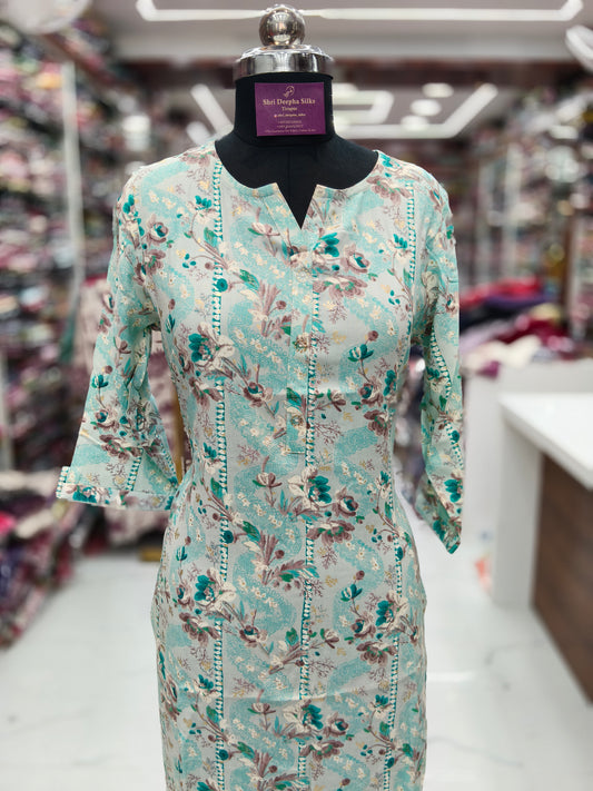 Spun Cotton Budget Kurti - NBK