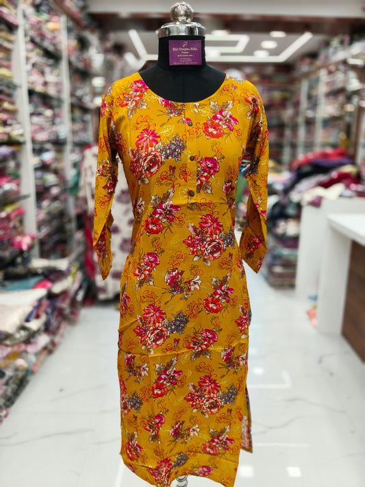 Spun Cotton Budget Kurti - NBK