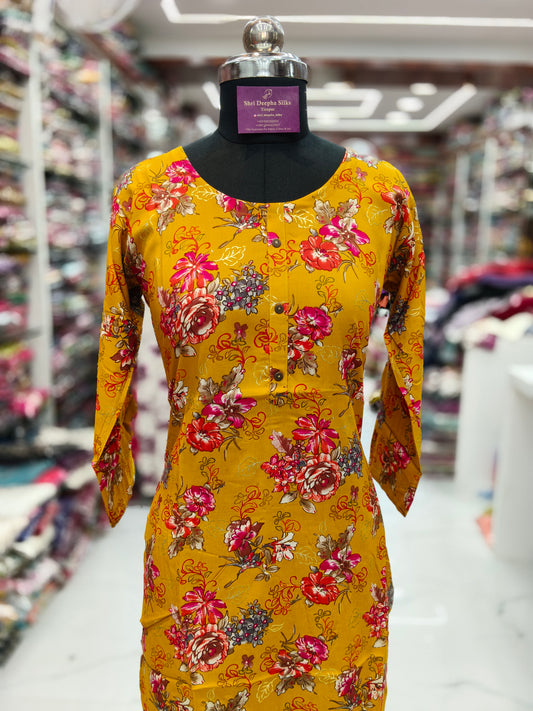 Spun Cotton Budget Kurti - NBK