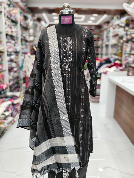 Premium Party Wear 3 Pcs Salwar Set - PSS