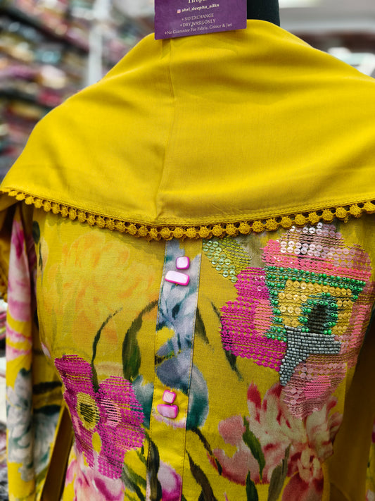 Premium Party Wear 3 Pcs Salwar Set - PSS