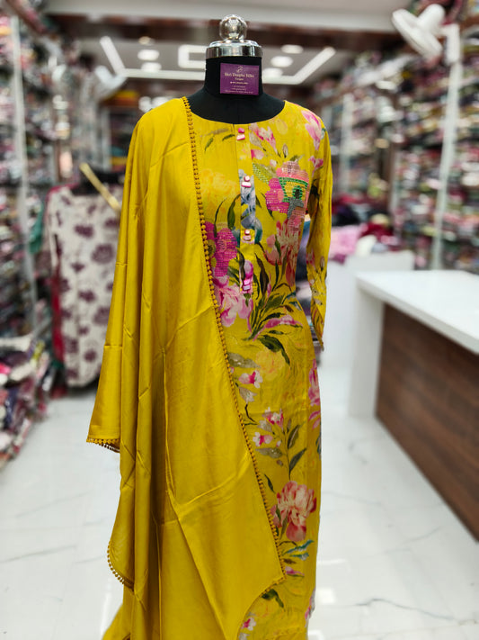 Premium Party Wear 3 Pcs Salwar Set - PSS