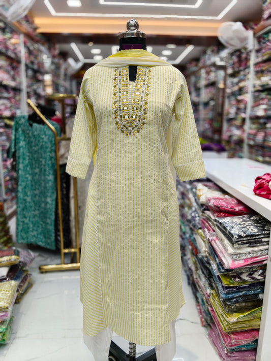 Premium Party Wear 3 Pcs Salwar Set - PPSS36