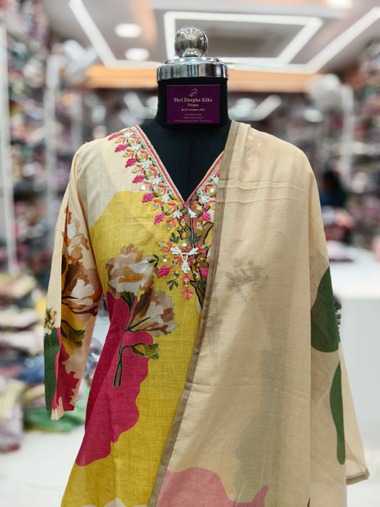 Budget Party Wear 3 Pcs Salwar Set - PSS