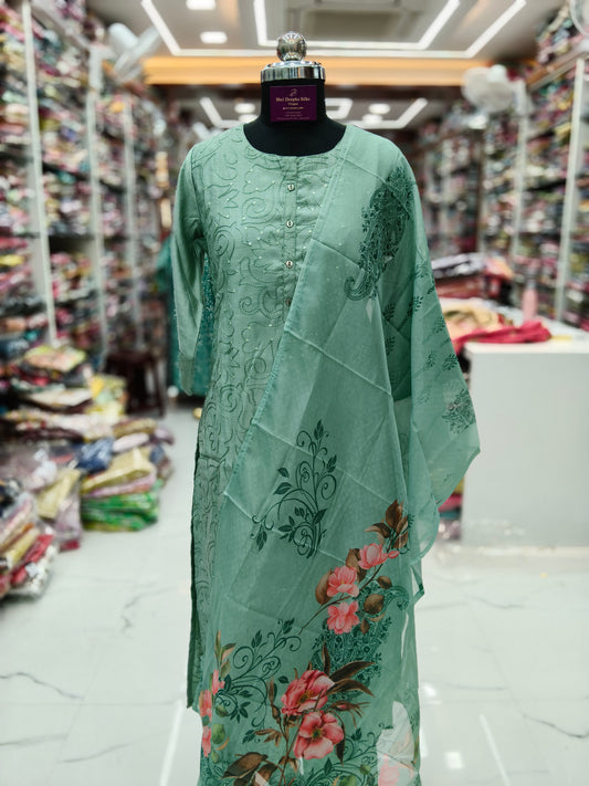 Premium Party Wear 3 Pcs Salwar Set - PSS