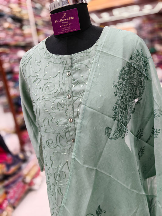 Premium Party Wear 3 Pcs Salwar Set - PSS