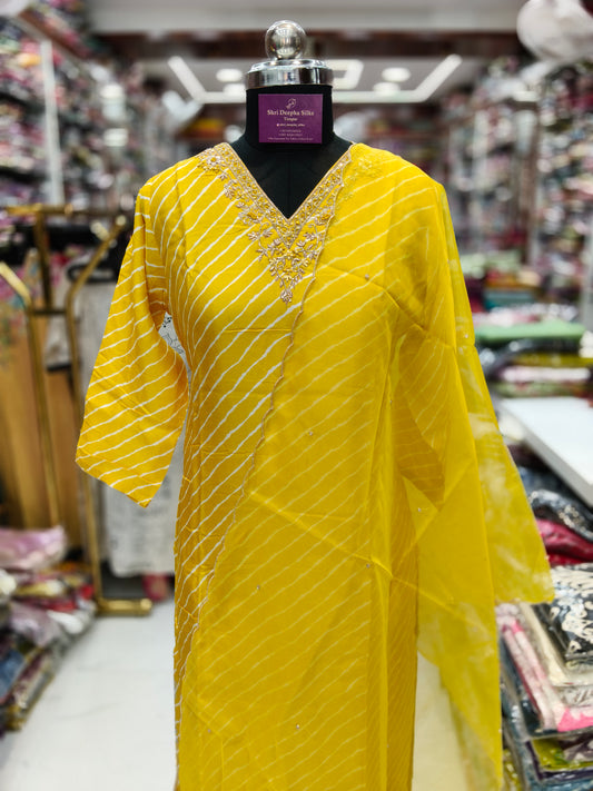 Premium Party Wear 3 Pcs Salwar Set - PSS
