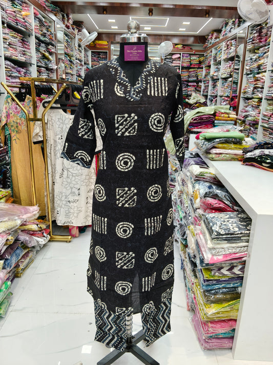 Pure Cotton 3 Pcs Salwar Set - PCSS04